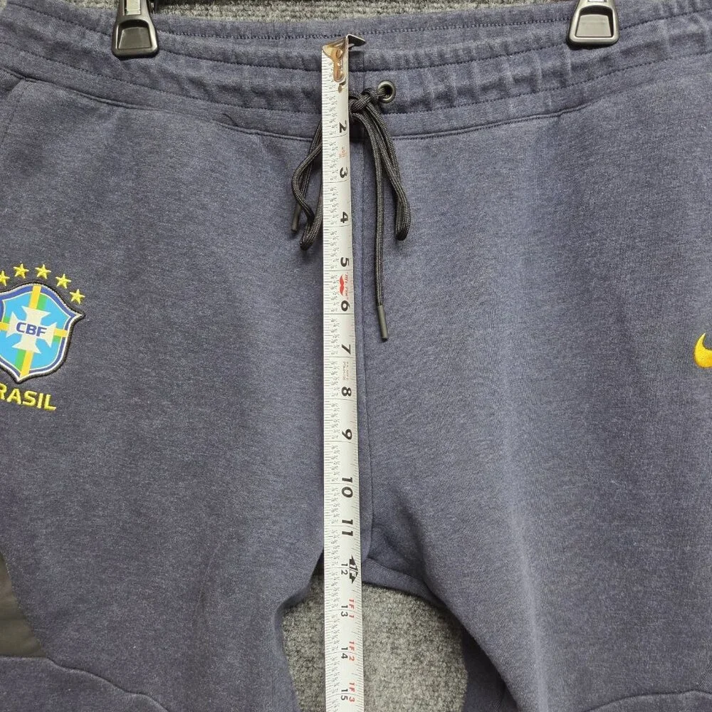 Nike Joggers Mens XL Blue CBF Brazil National Team Tech Fleece Soccer 902228-477